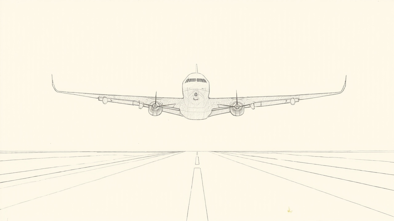 Avião grande com células de bateria nas asas decola, referência ao voo inaugural do elétrico X1 da Heart Aerospace