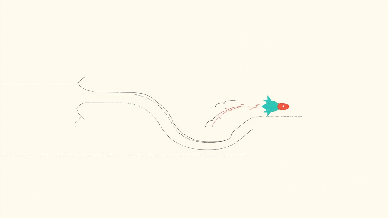 Canal de chat como esteira transportando foguete de deploy, agente da Vercel integrado ao Slack.