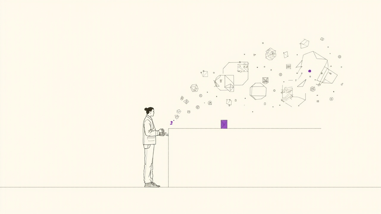 Designer e robô montam componentes de interface de uma biblioteca Vue compartilhada
