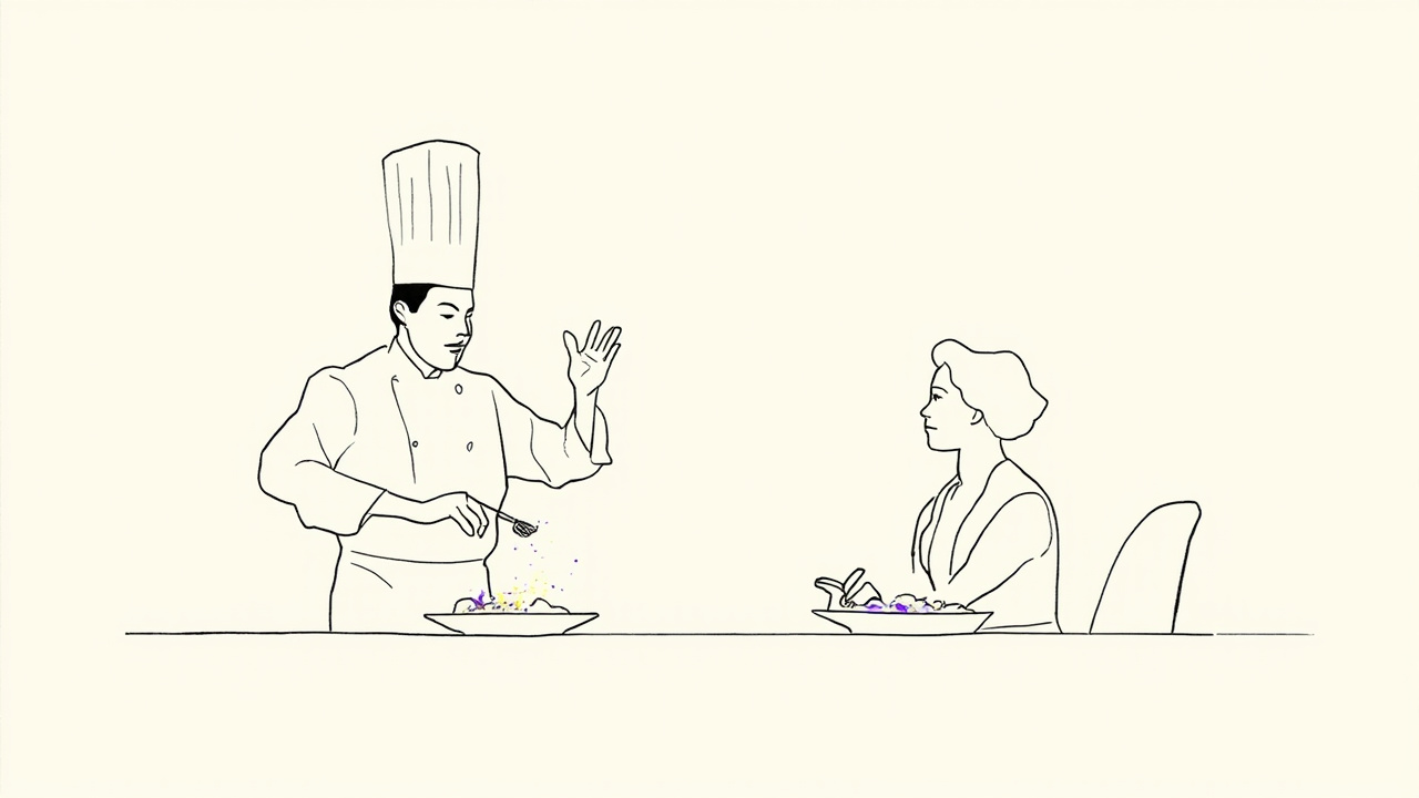 Chef tempera pratos idênticos de formas diferentes para dois clientes, gosto como habilidade e não dom