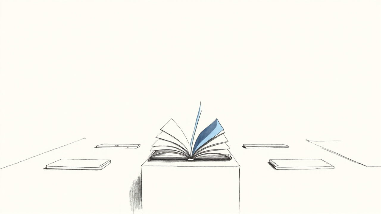 Smartphone se abre como livro de capa dura em pedestal entre celulares rivais, dobráveis Xiaomi e iPhone Ultra