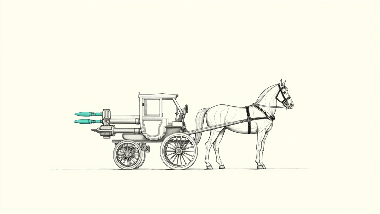 Motor de foguete acoplado a carruagem puxada por cavalos, ferramentas lentas de desenvolvimento gargalam modelos rápidos de IA