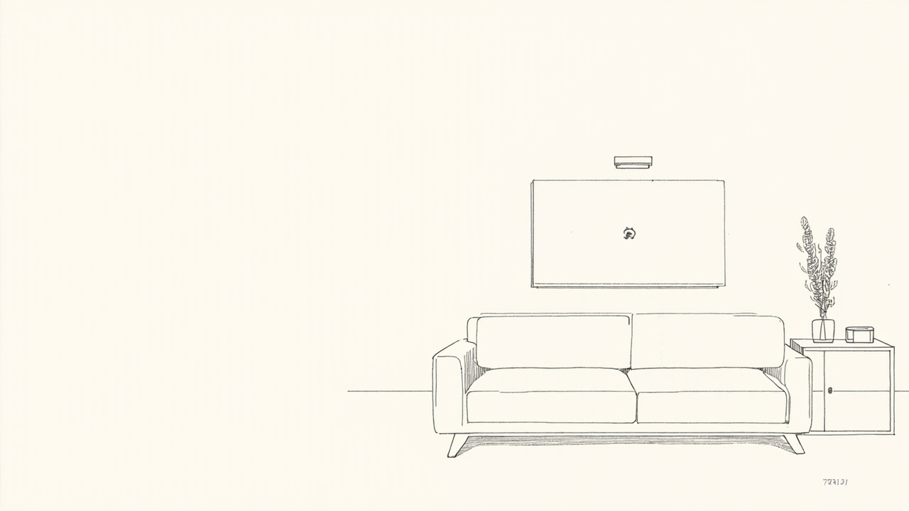 Display montado na parede controla luzes, chamada de vídeo e alto-falante, hub de casa inteligente da Apple com Siri