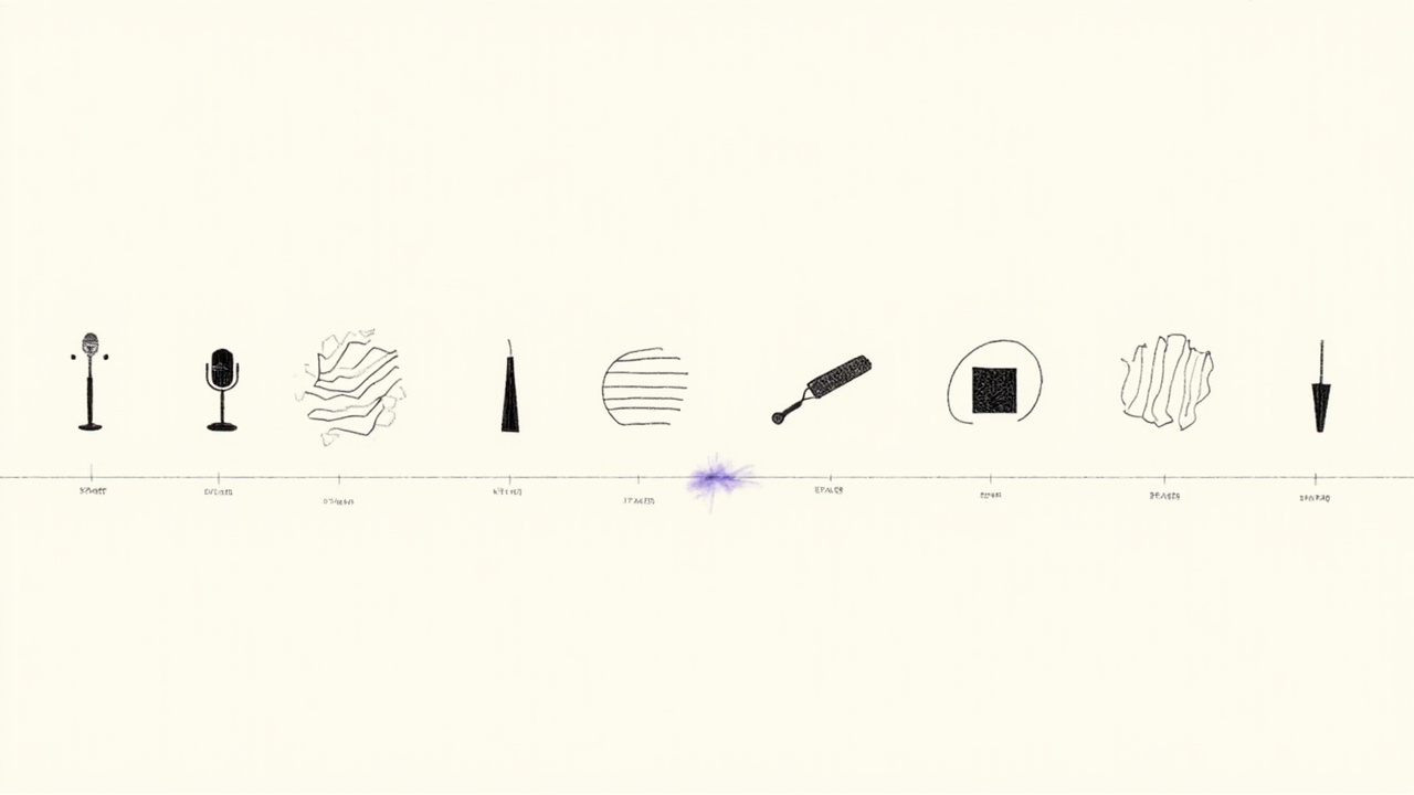 Microfone, carimbo e rolo de textura saem de linha do tempo de vídeo, seis novas ferramentas do Google Flow
