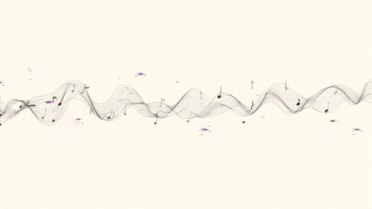 Timeline de animação com notas musicais e ondas de áudio entre os keyframes, novidades de áudio e estilos do Figma Motion