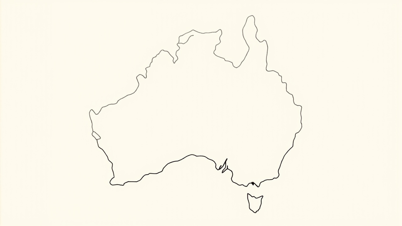 Chama olímpica em forma de crista de cacatua sobre contorno do mapa de Queensland, símbolos do logo de Brisbane 2032